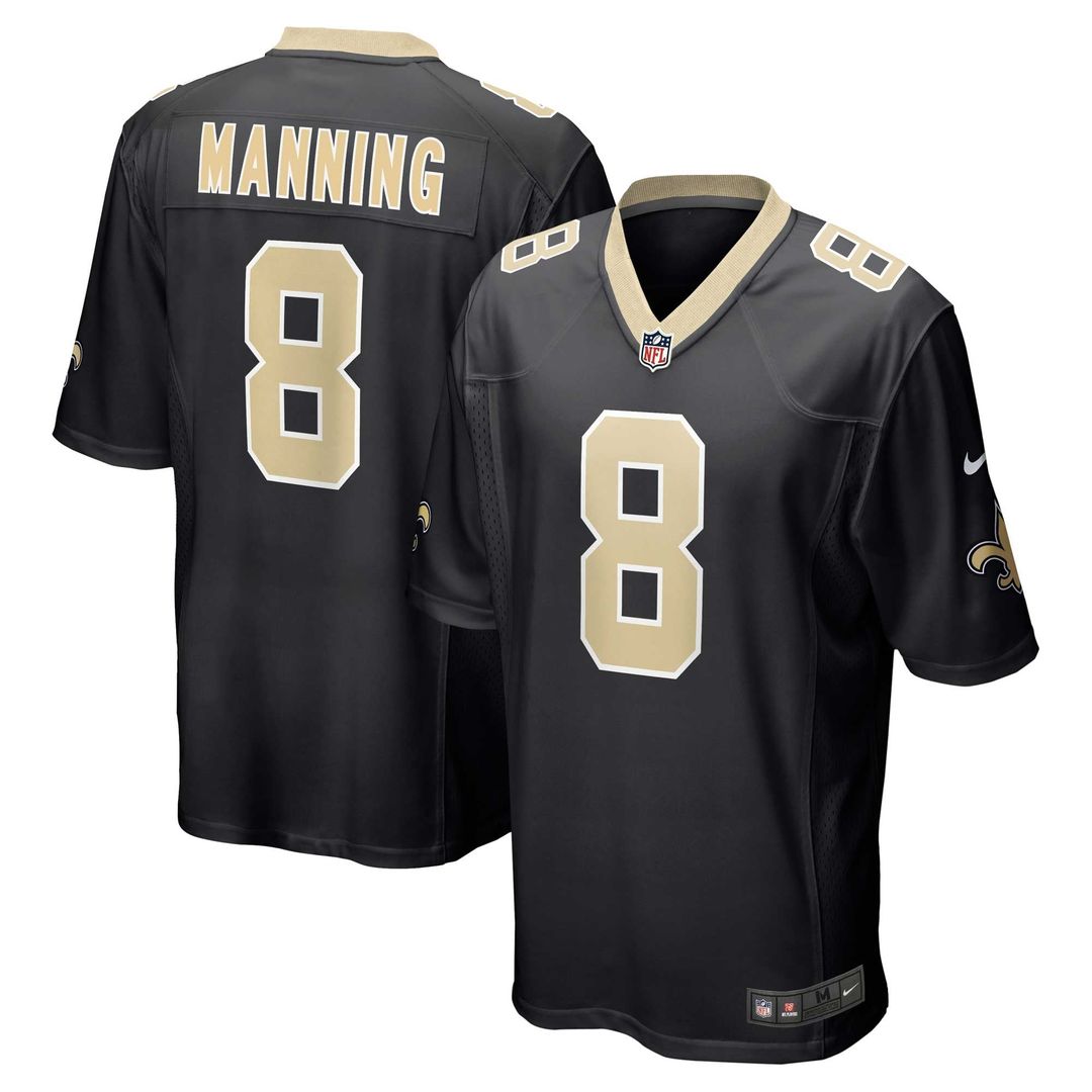 Men's New Orleans Saints Archie Manning Nike Black Retired product image 1