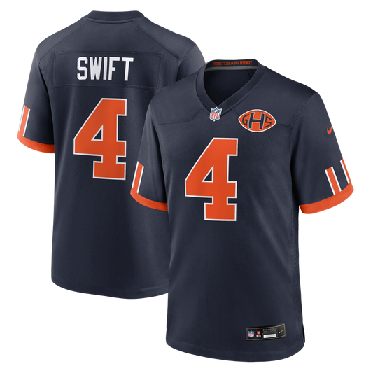 Men's Chicago Bears D'Andre Swift Nike Navy 2026 Rivalries product image 1