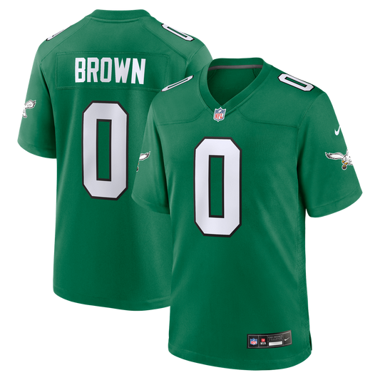 Men's Philadelphia Eagles Marquise Brown Nike Kelly Green product image 1