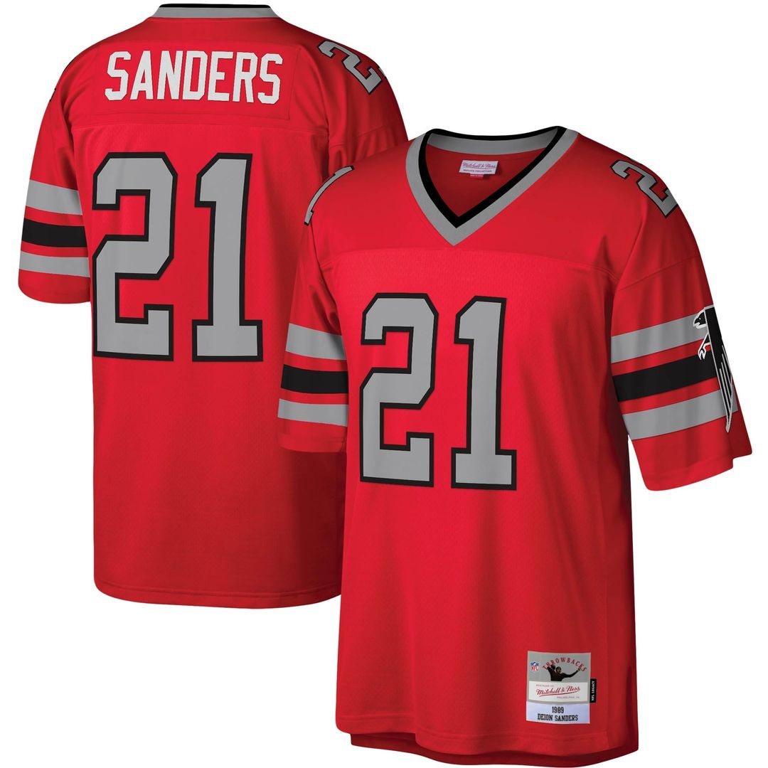 Atlanta Falcons Deion Sanders Mitchell & Ness White Legacy product image 7