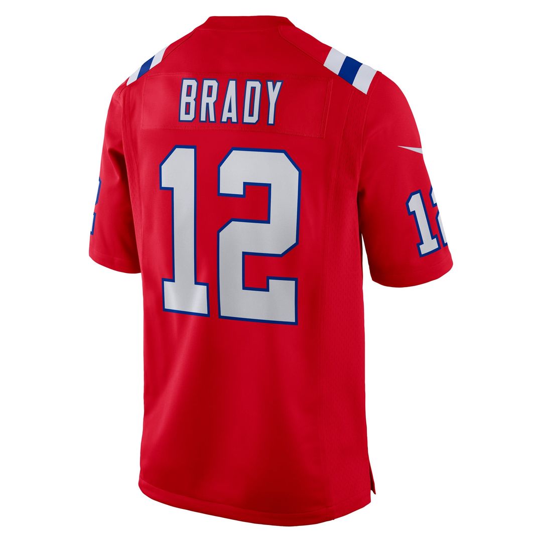 New England Patriots Tom Brady Nike Red Retired Player product image 3