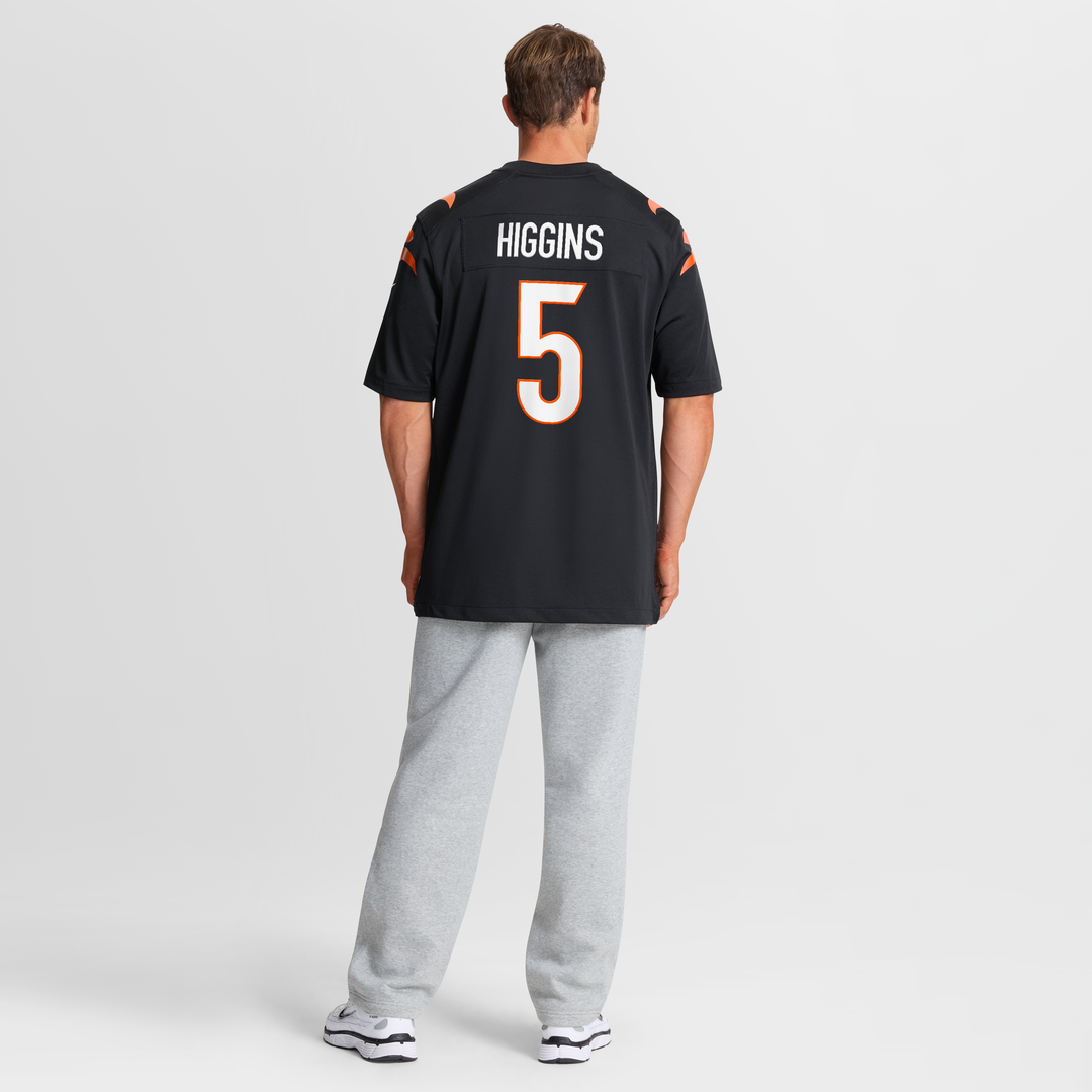 Cincinnati Bengals Tee Higgins Nike Black Game Jersey product image 8