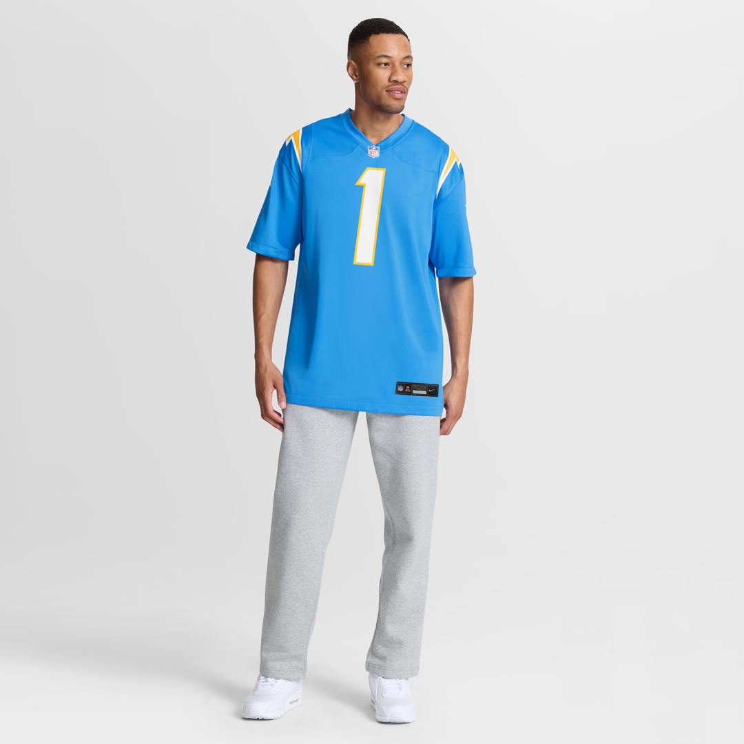 Los Angeles Chargers Number 1 Dad Nike Powder Blue Game product image 7