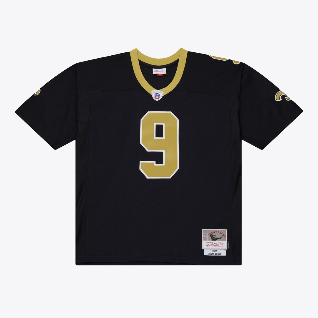Men's New Orleans Saints Drew Brees Mitchell & Ness Black product image 2