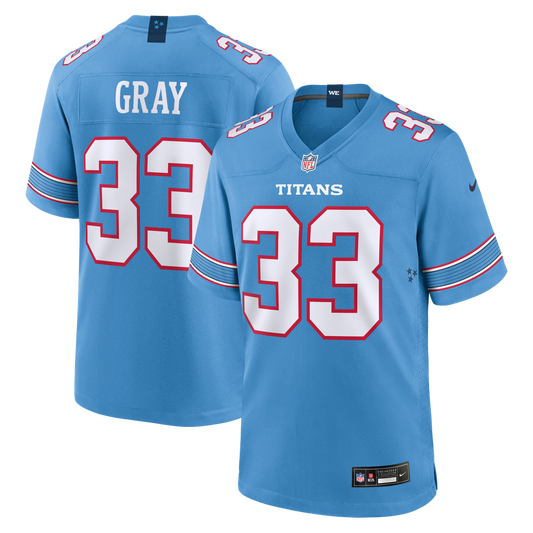 Men's Tennessee Titans Cedric Gray Nike Light Blue Game product image 1