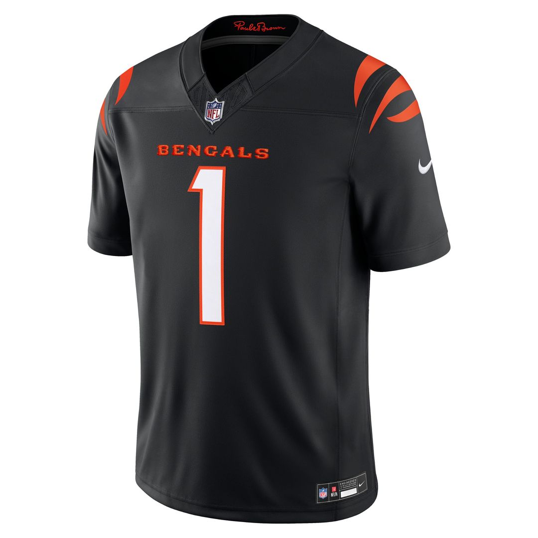 Men's Cincinnati Bengals Ja'Marr Chase Nike Black Team product image 2