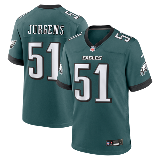 Philadelphia Eagles Cam Jurgens Nike Midnight Green Game product image 1
