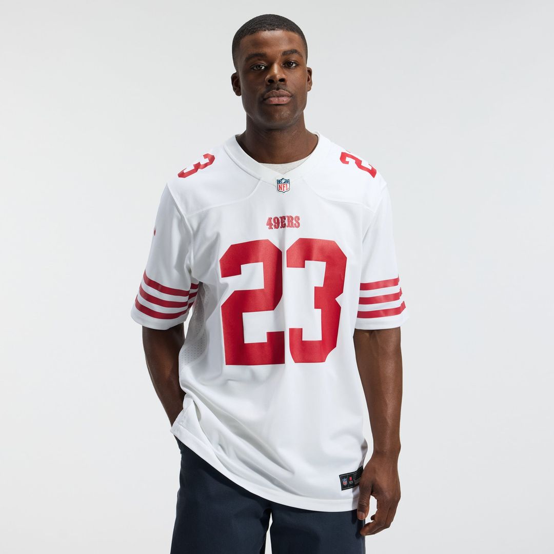 Men's San Francisco 49ers Christian McCaffrey Nike White product image 14