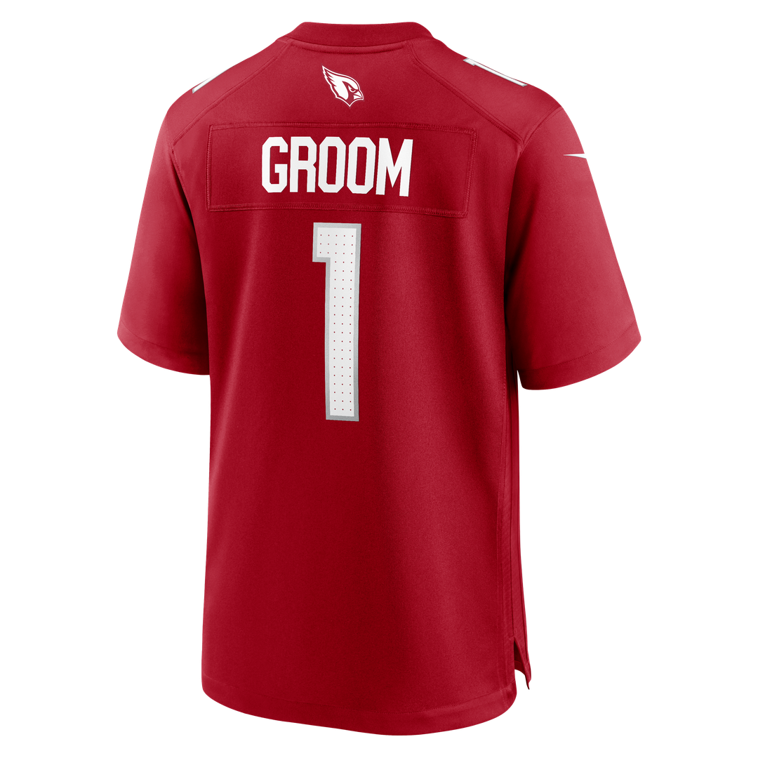 Men's Arizona Cardinals Number 1 Groom Nike Cardinal Game product image 3
