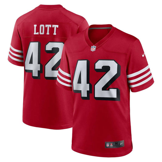 Men's San Francisco 49ers Ronnie Lott Nike Scarlet Retired product image 1
