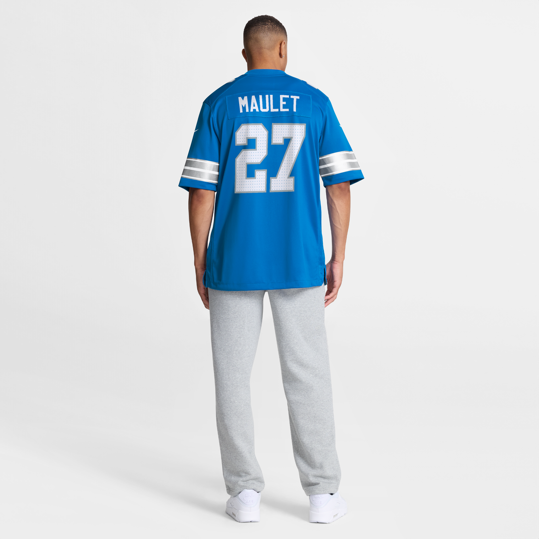 Men's Detroit Lions Arthur Maulet Nike Blue Team Game Jersey product image 8