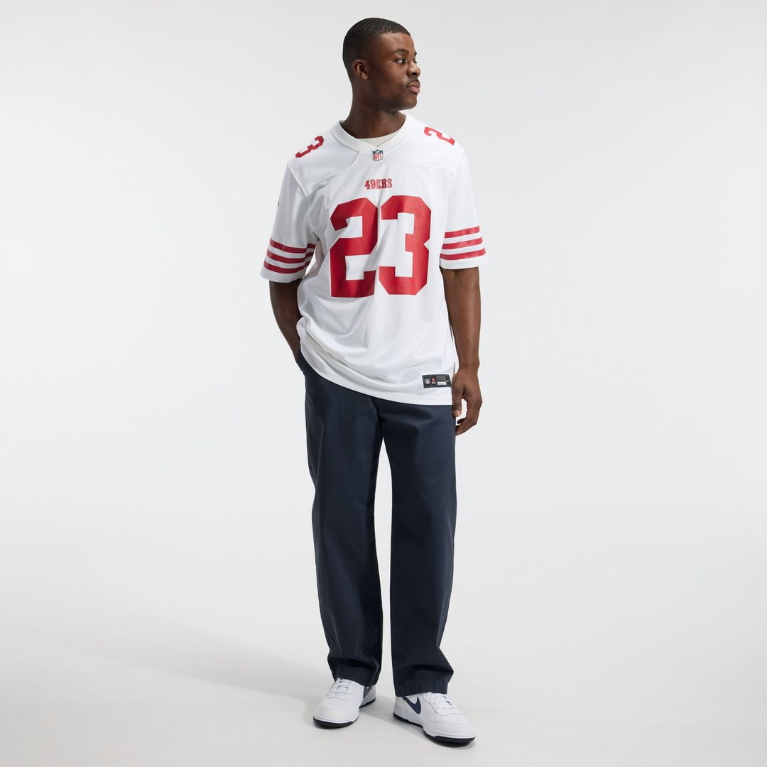 Men's San Francisco 49ers Christian McCaffrey Nike White product image 4