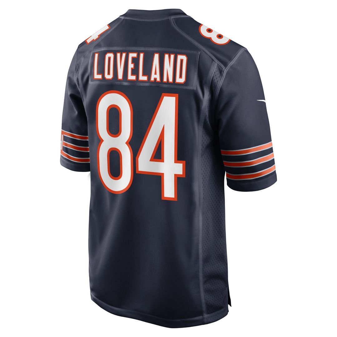 Chicago Bears Colston Loveland Nike Navy Game Jersey product image 3