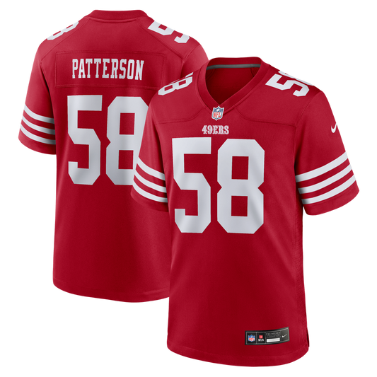 San Francisco 49ers Jarrett Patterson Nike Scarlet Game product image 1