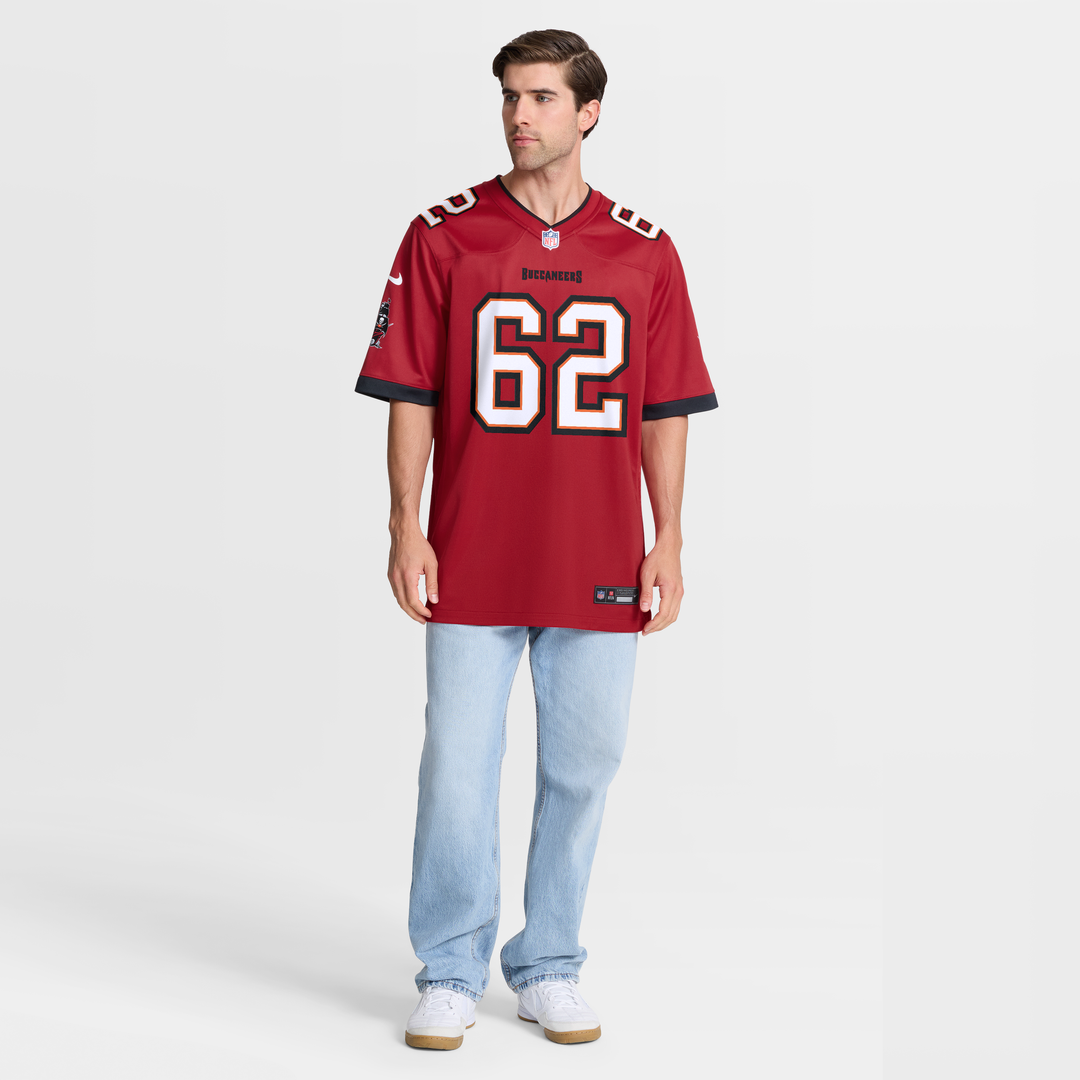 Men's Graham Barton Pick No. 26 Nike Red Player Game Jersey product image 7