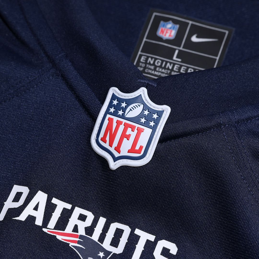 New England Patriots Elijah Ponder Nike Navy Game Jersey product image 4