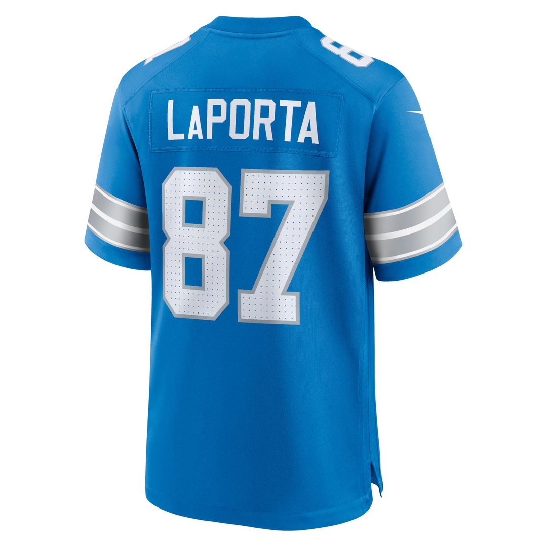 Detroit Lions Sam LaPorta Nike Blue Game Jersey product image 3