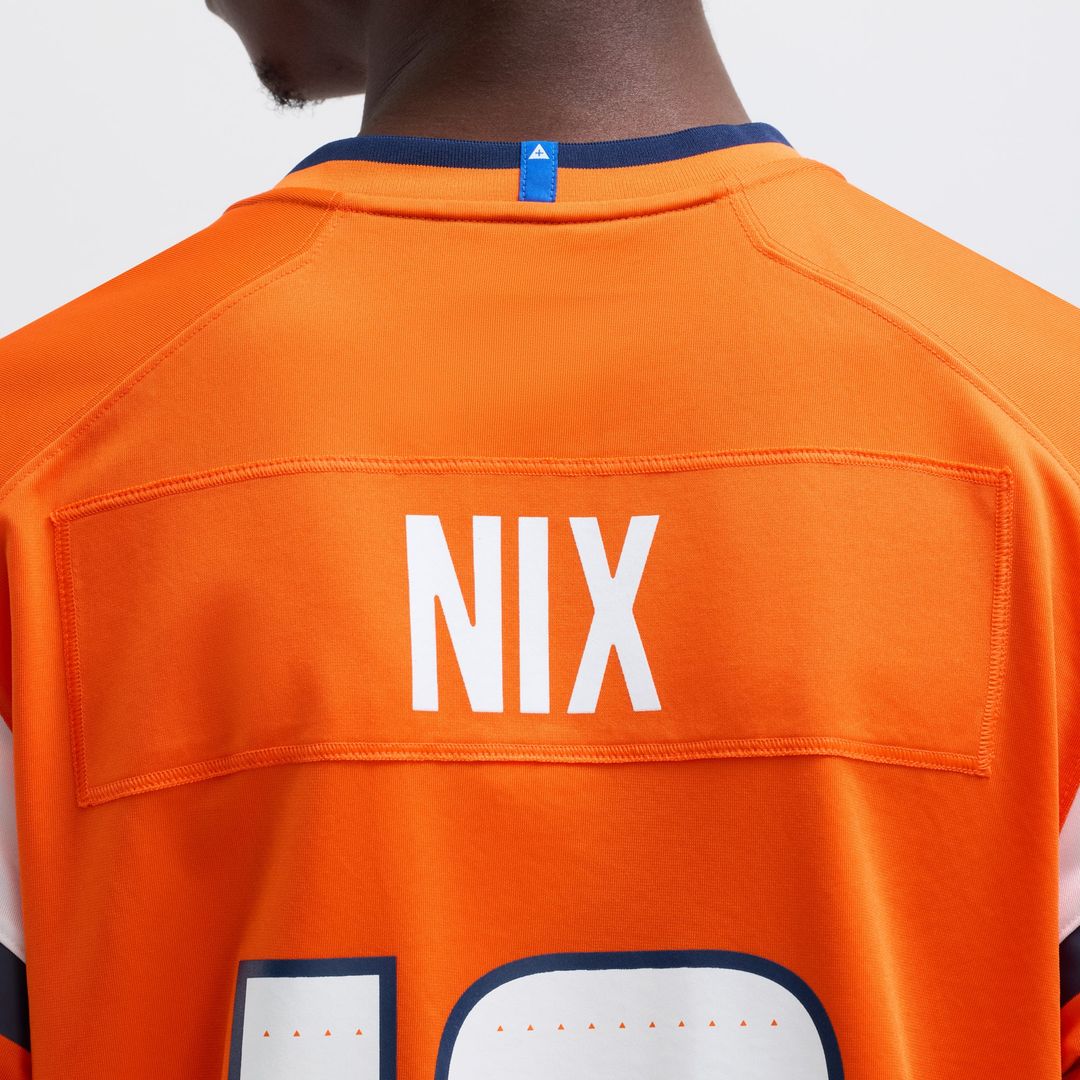 Men's Denver Broncos Bo Nix Nike Navy Alternate Game Jersey product image 20