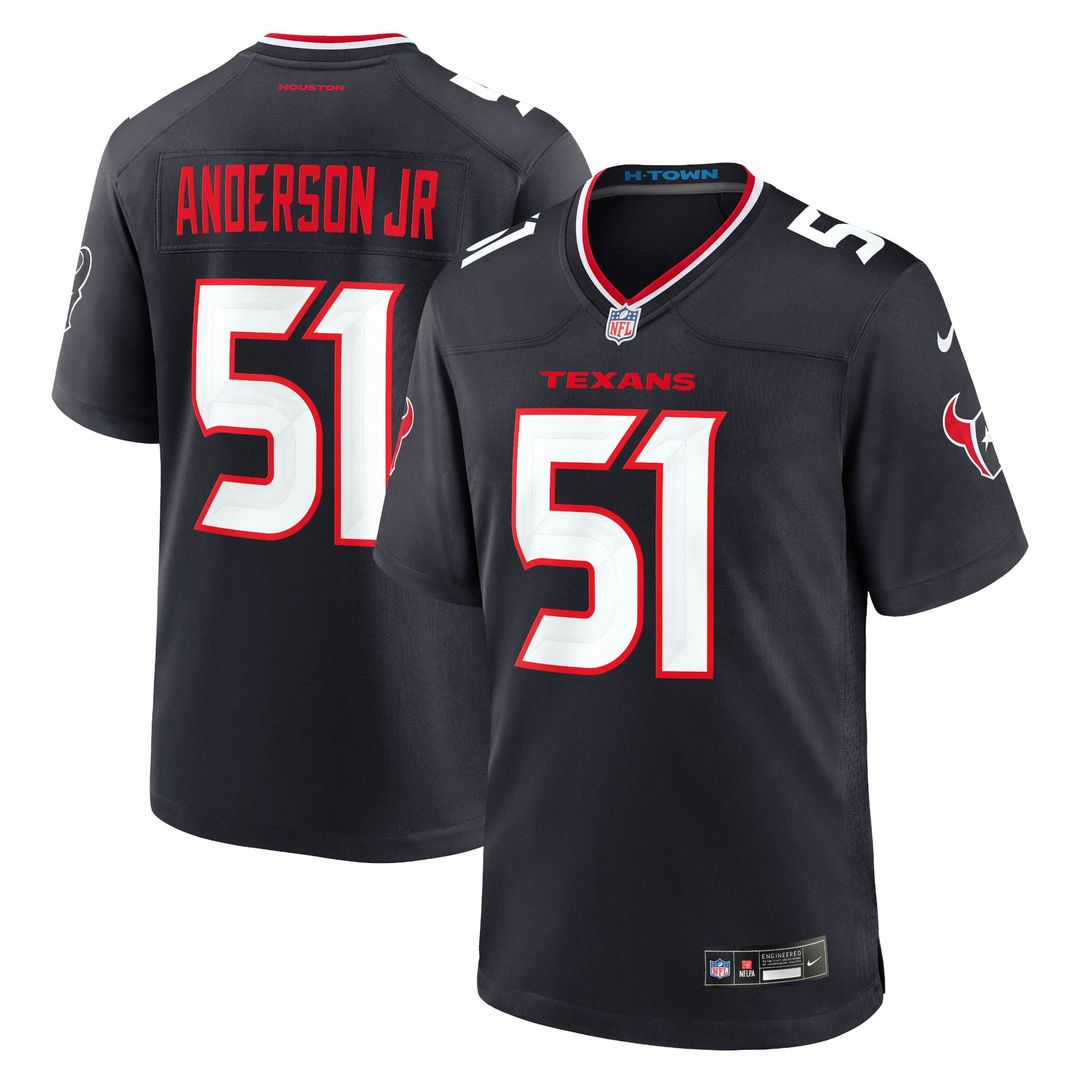 Houston Texans Will Anderson Jr. Nike Navy Game Jersey product image 1