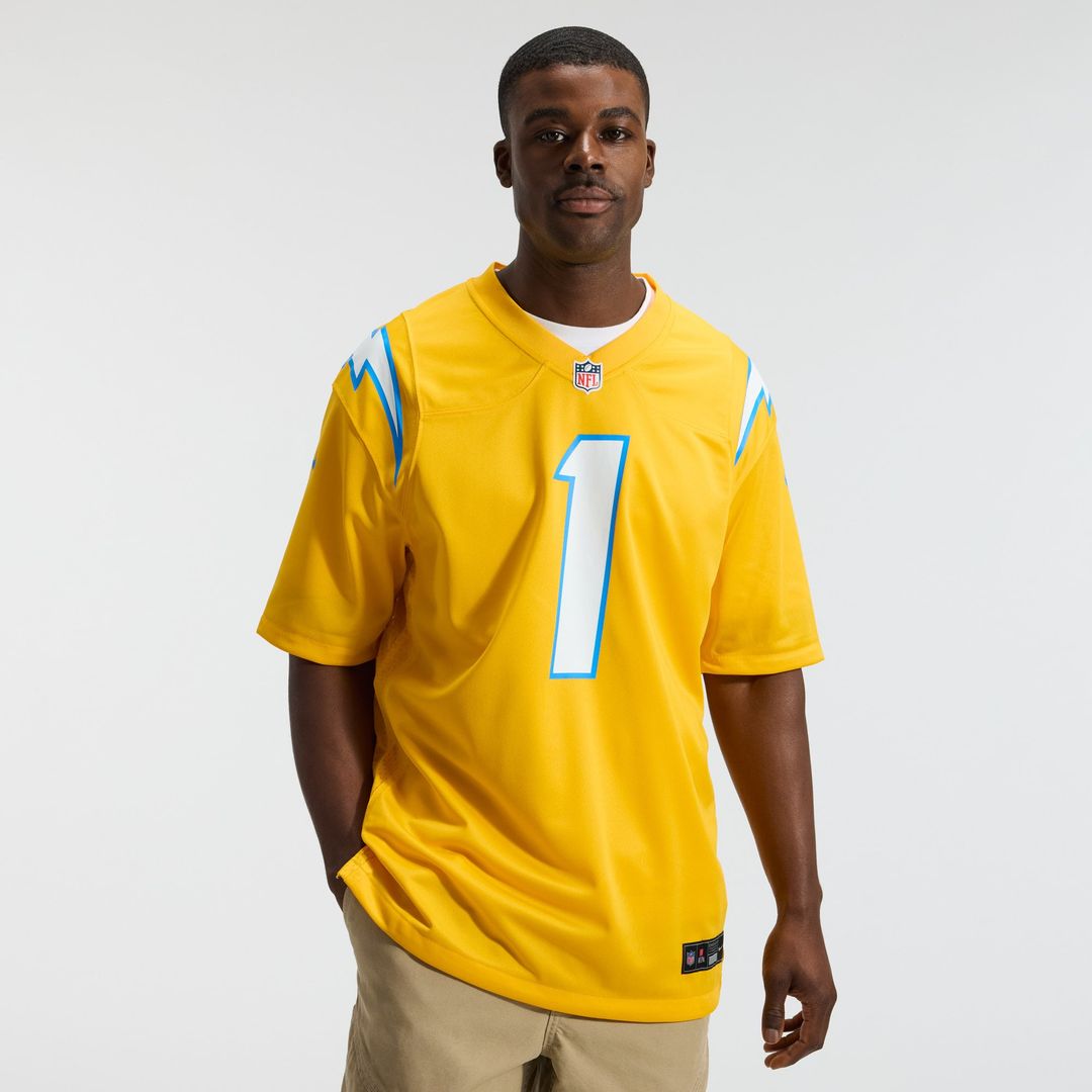 Men's Los Angeles Chargers Quentin Johnston Nike Navy product image 16