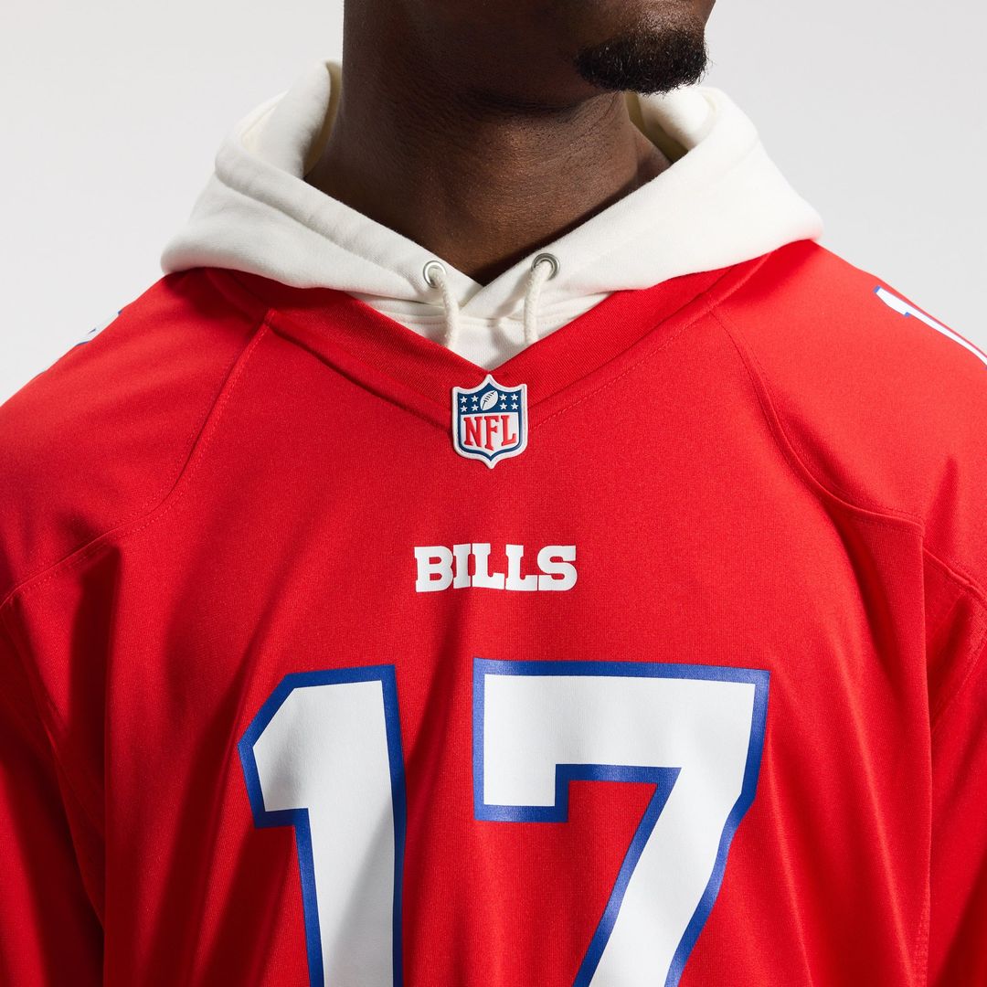 Men's Buffalo Bills Josh Allen Nike Red Alternate Game product image 9