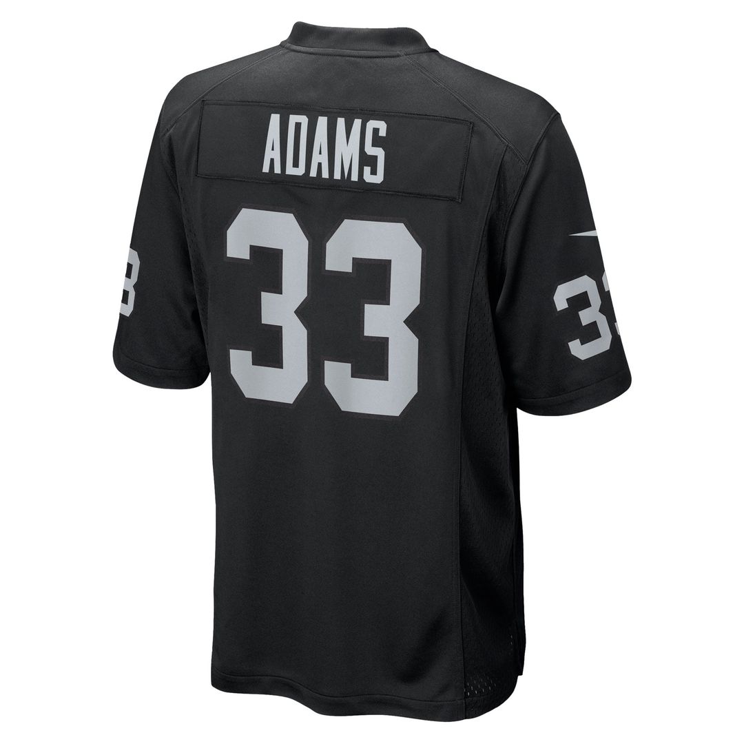 Men's Las Vegas Raiders Jamal Adams Nike Black Team Game product image 3