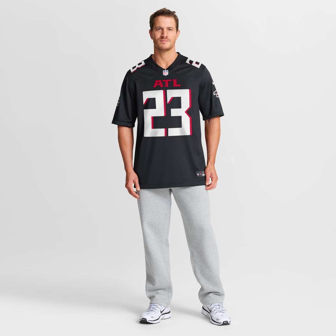 Men's Atlanta Falcons DeMarcco Hellams Nike Black Team Game product image 7