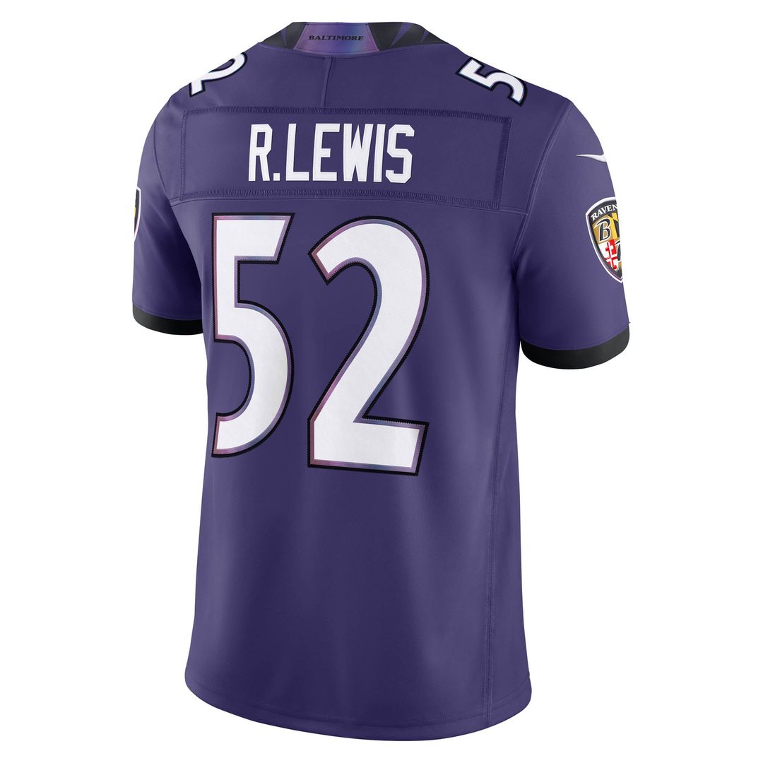 Baltimore Ravens Ray Lewis Nike Purple Vapor FUSE Stitched product image 6