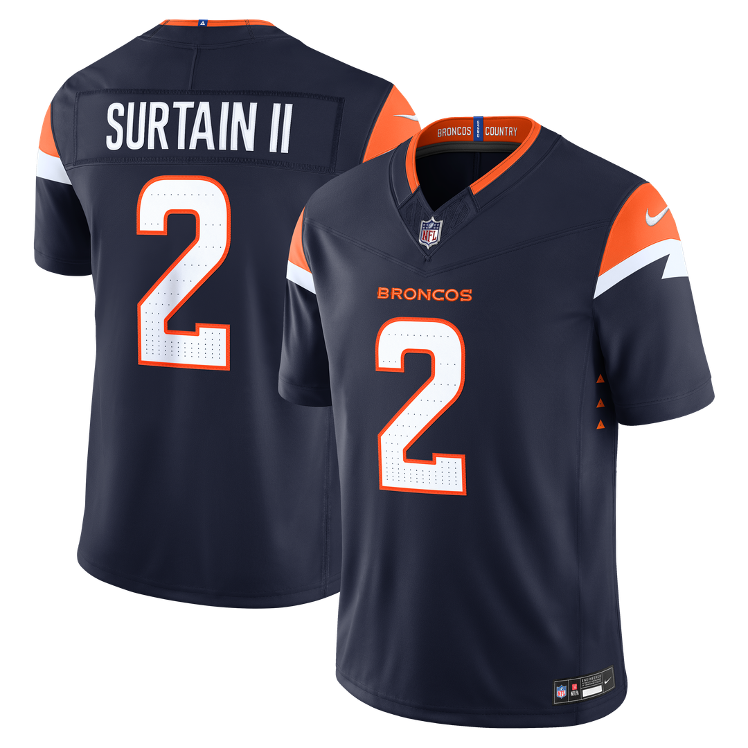 Men's Denver Broncos Pat Surtain II Nike Navy Alternate product image 1