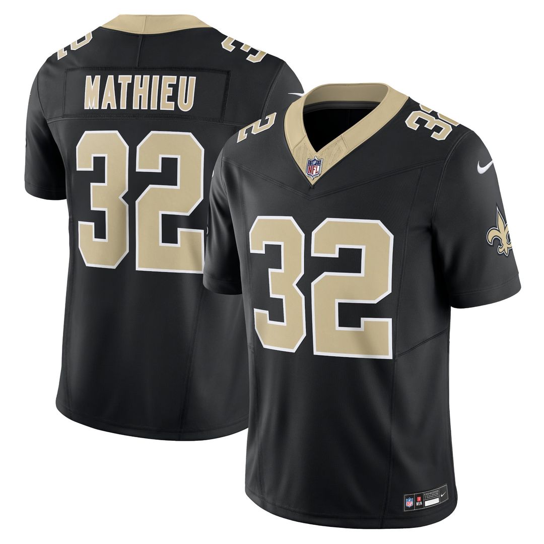New Orleans Saints Tyrann Mathieu Nike Black Vapor FUSE product image 1