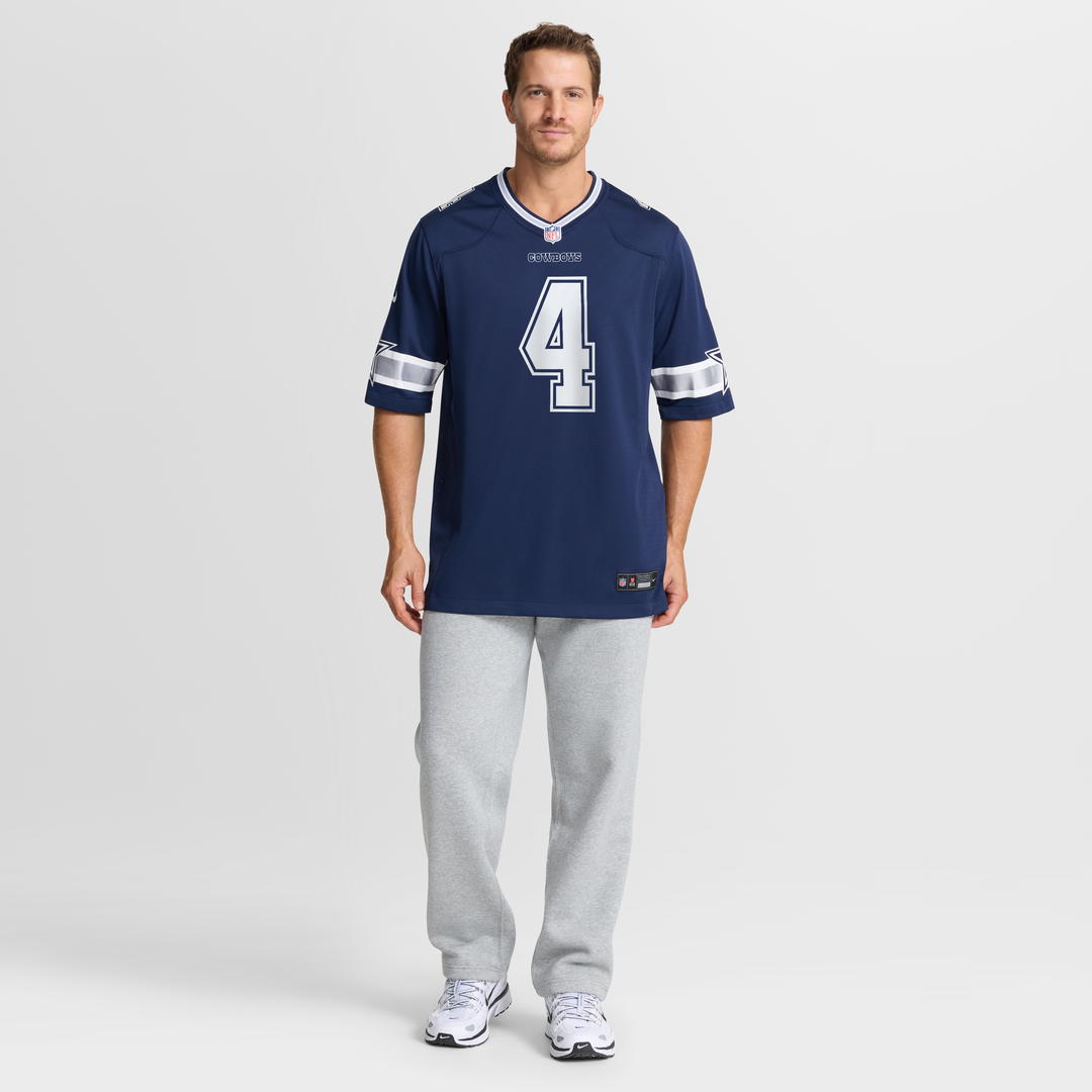 Men's Dallas Cowboys Dak Prescott Nike Navy Game Team Jersey product image 7