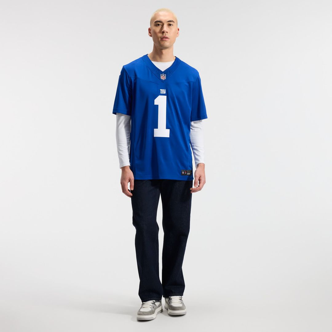 New York Giants Malik Nabers Nike Royal Team Vapor FUSE product image 4