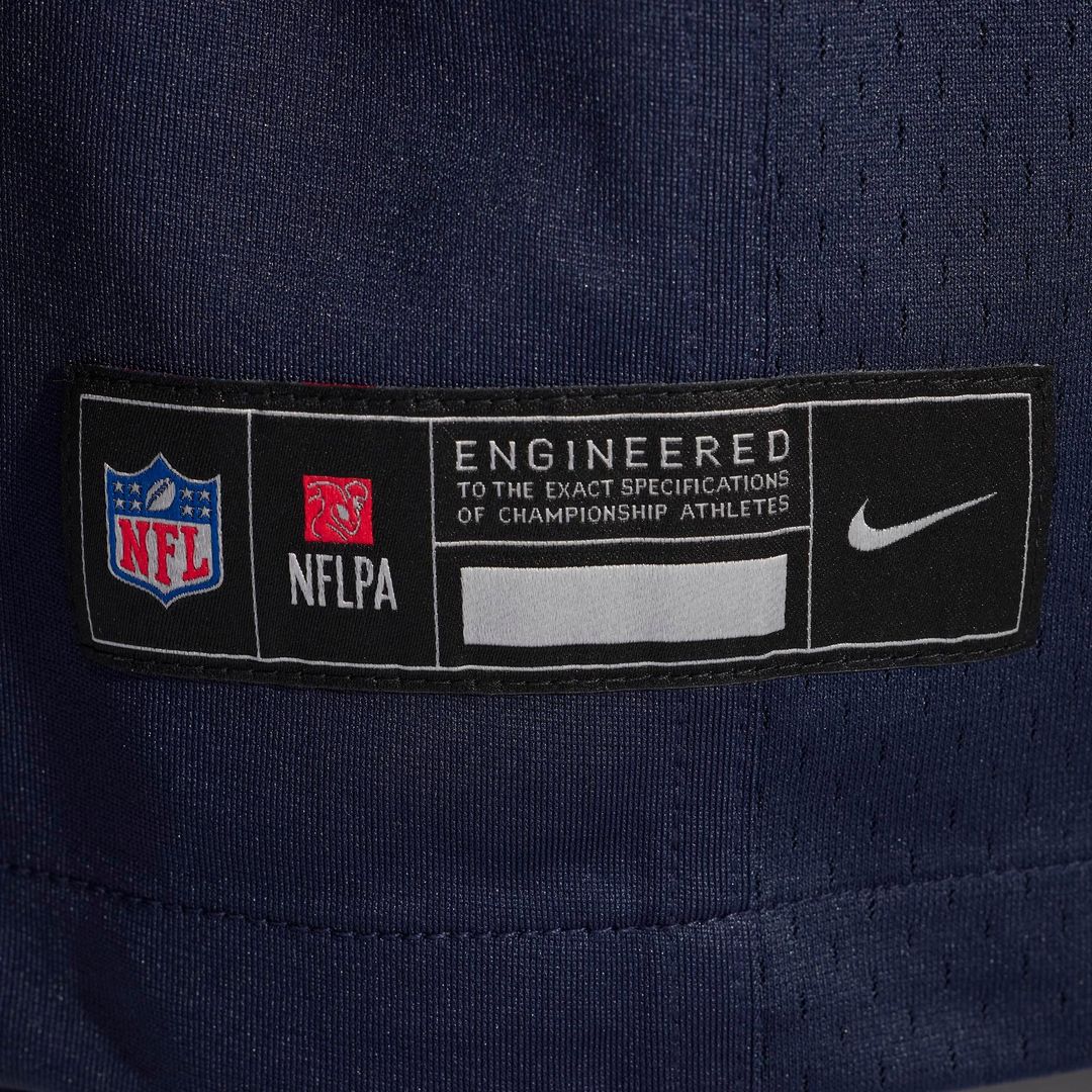 Men's Chicago Bears Logan Jones Nike Navy Team Game Jersey product image 6