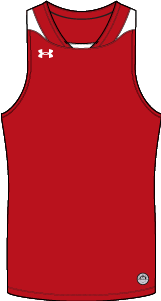 Under Armour Youth Fury 2 Jersey - Red product image 1, provided for visual reference and product detail review
