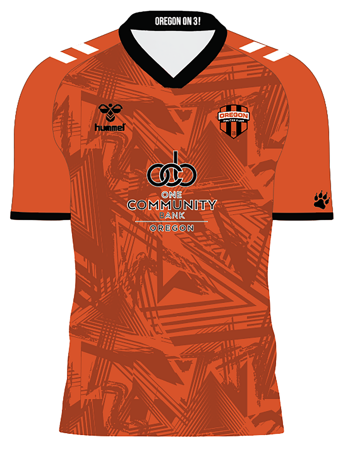 Hummel Youth Custom Oregon SC Jersey - Orange product image 1, provided for visual reference and product detail review