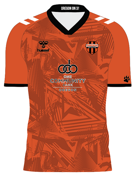 Hummel Custom Oregon SC Jersey - Orange product image 1, provided for visual reference and product detail review