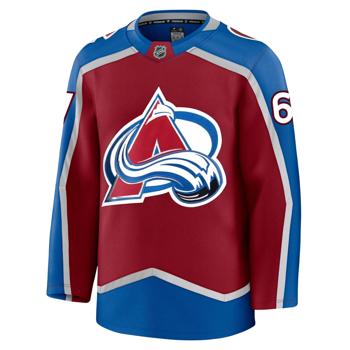 Keaton Middleton Colorado Avalanche Fanatics Premium Home Jersey product image 2, provided for visual reference and product