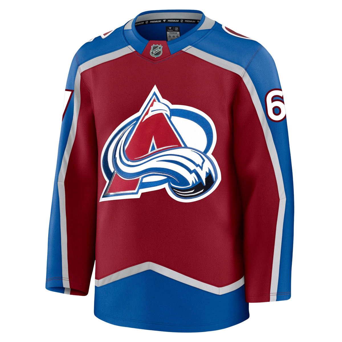Keaton Middleton Colorado Avalanche Fanatics Premium Home Jersey product image 4, provided for visual reference and product