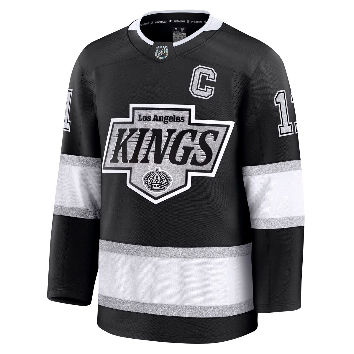 Anze Kopitar Los Angeles Kings Fanatics Premium Home Jersey product image 2, provided for visual reference and product