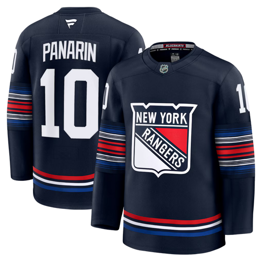 Artemi Panarin New York Rangers Alternate Jersey - Navy product image 1, provided for visual reference and product detail
