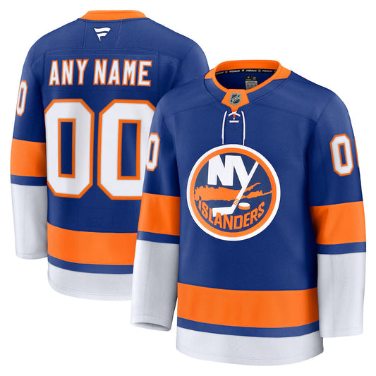 Custom New York Islanders Home Premium Jersey - Royal product image 1, provided for visual reference and product detail