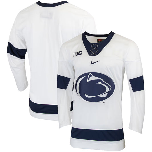 Penn State Nittany Lions College Hockey Jersey - White -NCAA product image 1, provided for visual reference and product