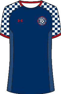 Under Armour Women AF Crew Neck Jersey Chelsea Piers NY - Navy Blue product image 1, provided for visual reference and